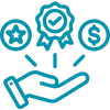 Employee benefits icon