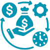 Profit extraction icon