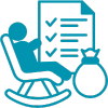 Group pension plans icon