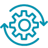 Business plan integration icon