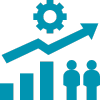 Salary, dividends and pension icon