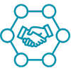 Shareholder and partnership protection icon
